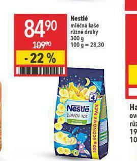 Globus Nestlé mléčná kaše nabídka