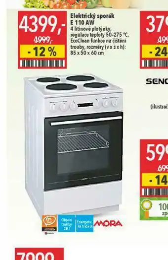 Globus Elektrický sporák mora nabídka