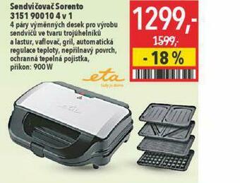Globus Sendvičovač nabídka