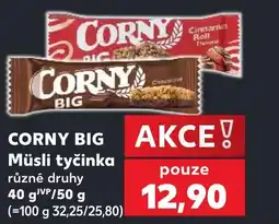 Kaufland CORNY BIG Müsli tyčinka nabídka