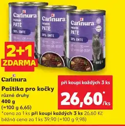 Kaufland Carinura Paštika pro kočky nabídka