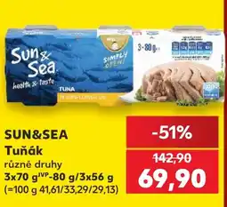 Kaufland SUN&SEA Tuňák nabídka