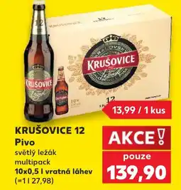 Kaufland KRUŠOVICE 12 Pivo nabídka