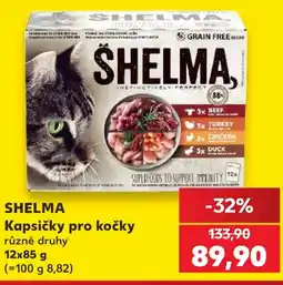 Kaufland SHELMA Kapsičky pro kočky nabídka
