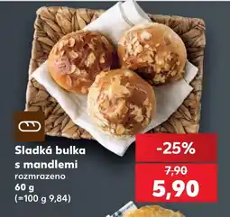 Kaufland Sladká bulka s mandlemi nabídka