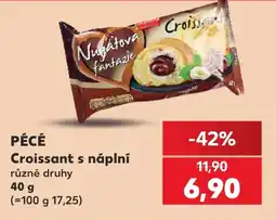 Kaufland PÉCÉ Croissant s náplní nabídka