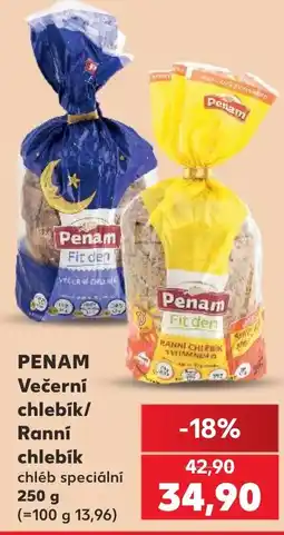 Kaufland PENAM Večerní chlebík/ Ranní chlebík nabídka