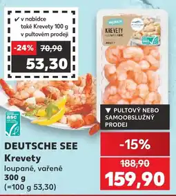 Kaufland DEUTSCHE SEE Krevety nabídka