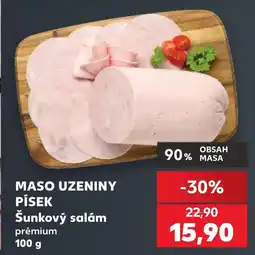 Kaufland MASO UZENINY PÍSEK Šunkový salám nabídka