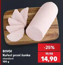 Kaufland BIVOJ Kuřecí prsní šunka nabídka