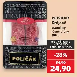 Kaufland PEJSKAR Krájené uzeniny nabídka