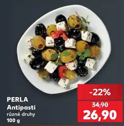 Kaufland PERLA Antipasti nabídka