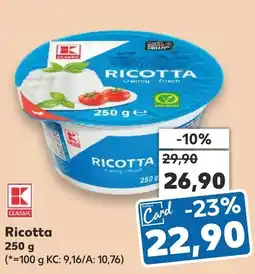 Kaufland Ricotta nabídka