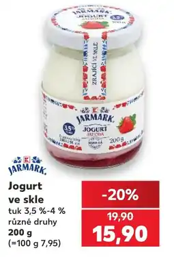 Kaufland Jogurt ve skle nabídka