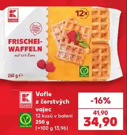 Kaufland Vafle z čerstvých vajec nabídka