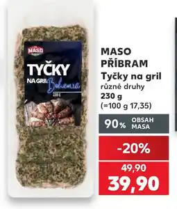 Kaufland MASO PŘÍBRAM Tyčky na gril nabídka