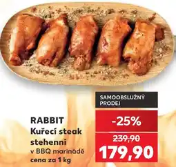 Kaufland RABBIT Kuřecí steak stehenní nabídka