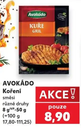 Kaufland AVOKÁDO Koření nabídka
