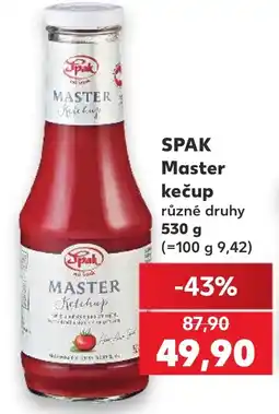 Kaufland SPAK Master kečup nabídka