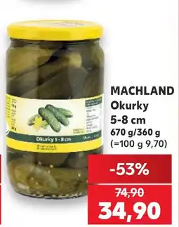 Kaufland MACHLAND Okurky 5-8 cm nabídka