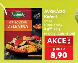 Kaufland AVOKÁDO Koření nabídka