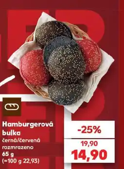 Kaufland Hamburgerová bulka nabídka