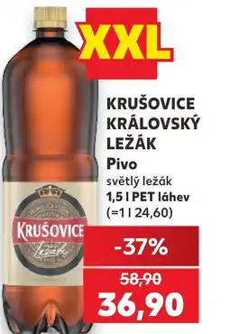 Kaufland KRUŠOVICE KRÁLOVSKÝ LEŽÁK Pivo nabídka