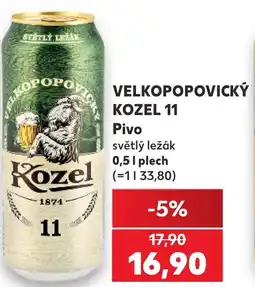 Kaufland VELKOPOPOVICKÝ KOZEL 11 Pivo nabídka