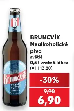 Kaufland BRUNCVÍK Nealkoholické pivo nabídka