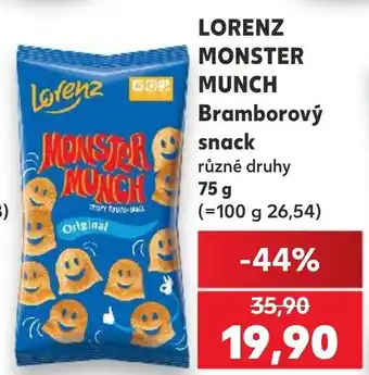 LORENZ MONSTER MUNCH Bramborový snack