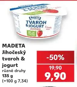 Kaufland MADETA Jihočeský tvaroh & jogurt nabídka