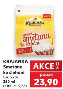Kaufland KRAJANKA Smetana ke šlehání nabídka