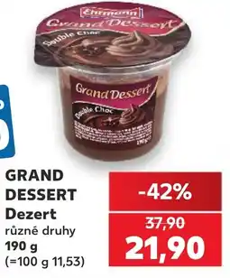 Kaufland GRAND DESSERT Dezert nabídka