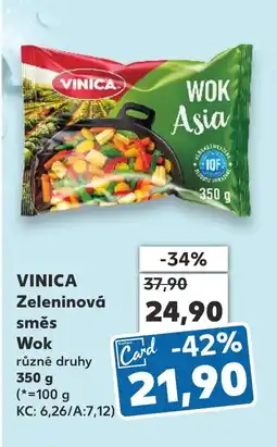 Kaufland VINICA Zeleninová směs Wok nabídka