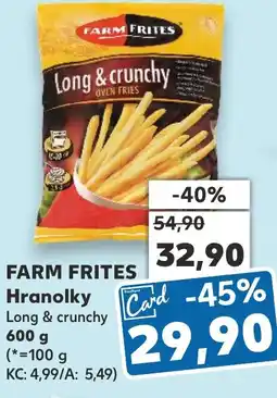 Kaufland FARM FRITES Hranolky nabídka
