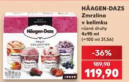 Kaufland HÄAGEN-DAZS Zmrzlina v kelímku nabídka