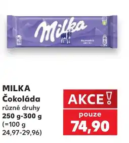 Kaufland MILKA Čokoláda nabídka