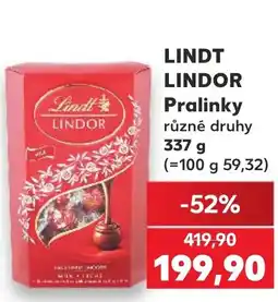 Kaufland LINDT LINDOR Pralinky nabídka