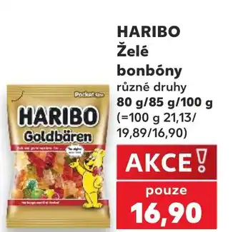 Kaufland HARIBO Želė bonbóny nabídka