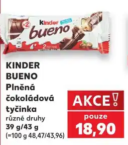 Kaufland KINDER BUENO Plněná čokoládová tyčinka nabídka