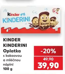 Kaufland KINDER KINDERINI Oplatka nabídka