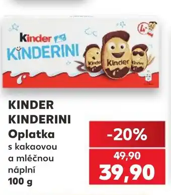 Kaufland KINDER KINDERINI Oplatka nabídka