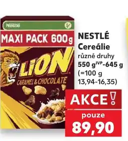 Kaufland NESTLÉ Cereálie nabídka