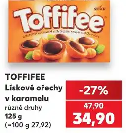 Kaufland TOFFIFEE Lískové ořechy v karamelu nabídka