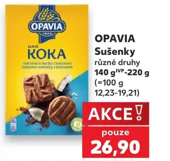 Kaufland OPAVIA Sušenky nabídka