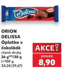 Kaufland ORION DELISSA Oplatka v čokoládě nabídka