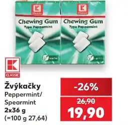 Kaufland Žvýkačky nabídka