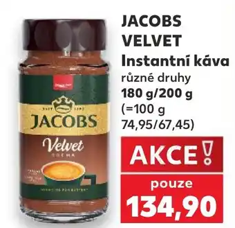 Kaufland JACOBS VELVET Instantní káva nabídka