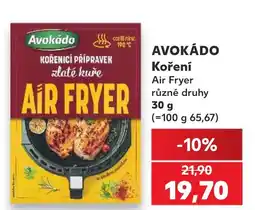 Kaufland AVOKÁDO Koření nabídka