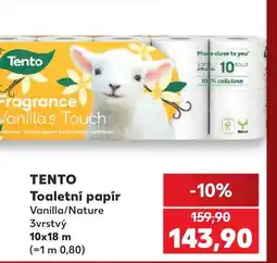 Kaufland TENTO Toaletní papír nabídka